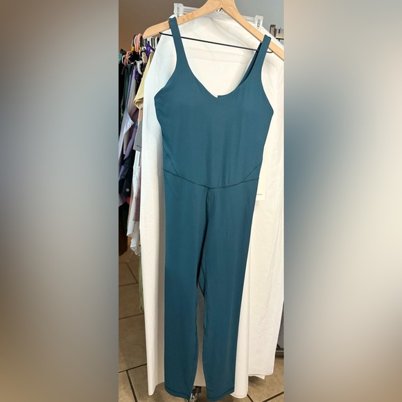 Lululemon Align Ribbed Bodysuit 25" Green Jasper Size 12 NEW WITH TAGS - Picture 8 of 9